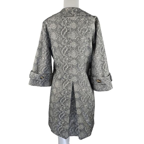 Cabi Long Line Animal Print Button Up Lightweight Women's Jacket M - Picture 4 of 6